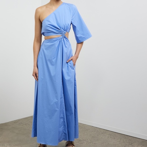CAMILLA & MARC Blue Cut-out Detail Maxi Dress - Picture 2 of 7